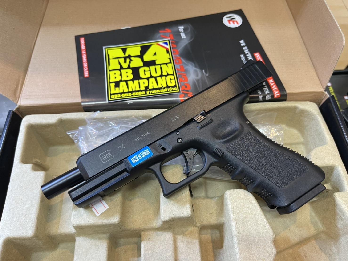 WE - Glock 34 Gen 3 สีดำ