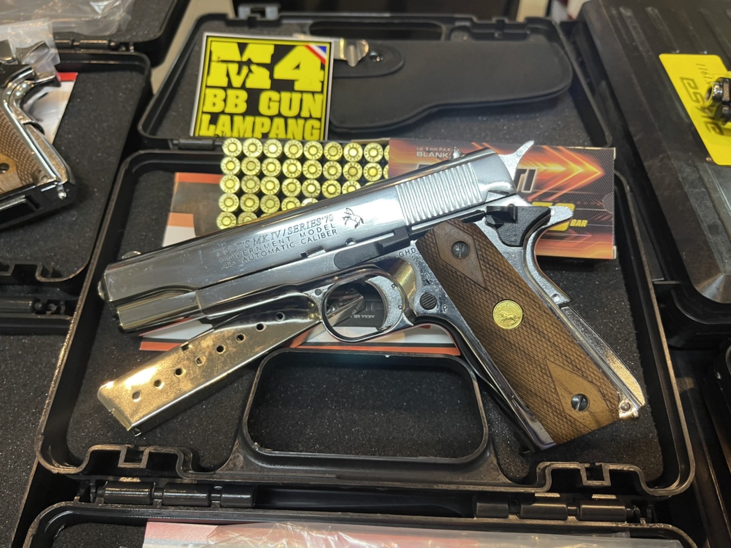 AKSA COLT 1911 ลาย Series 70 สีเงินเงา