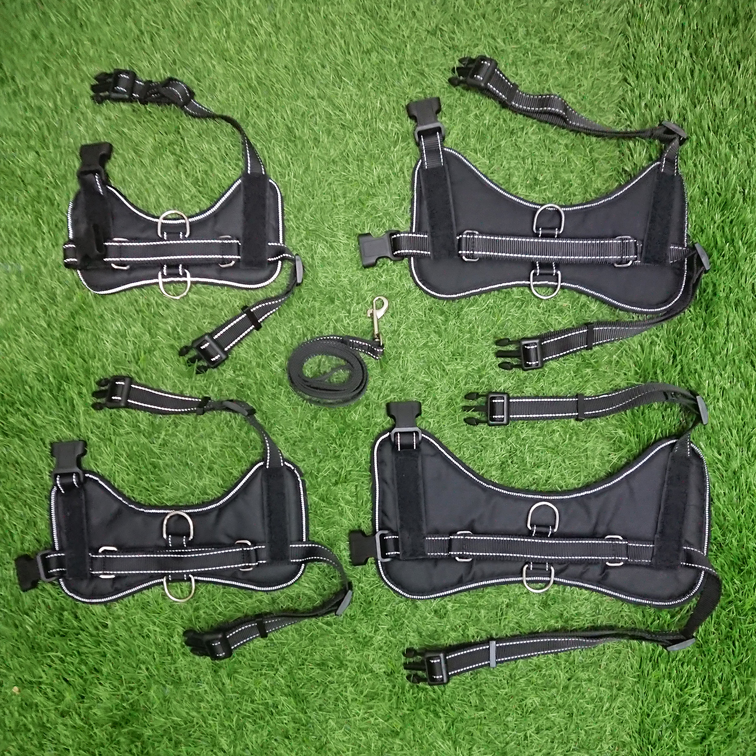 [1100] เสื้อพร้อมสายจูง สุนัข แมว ขนาดใหญ่ แรงเยอะ S M L XL