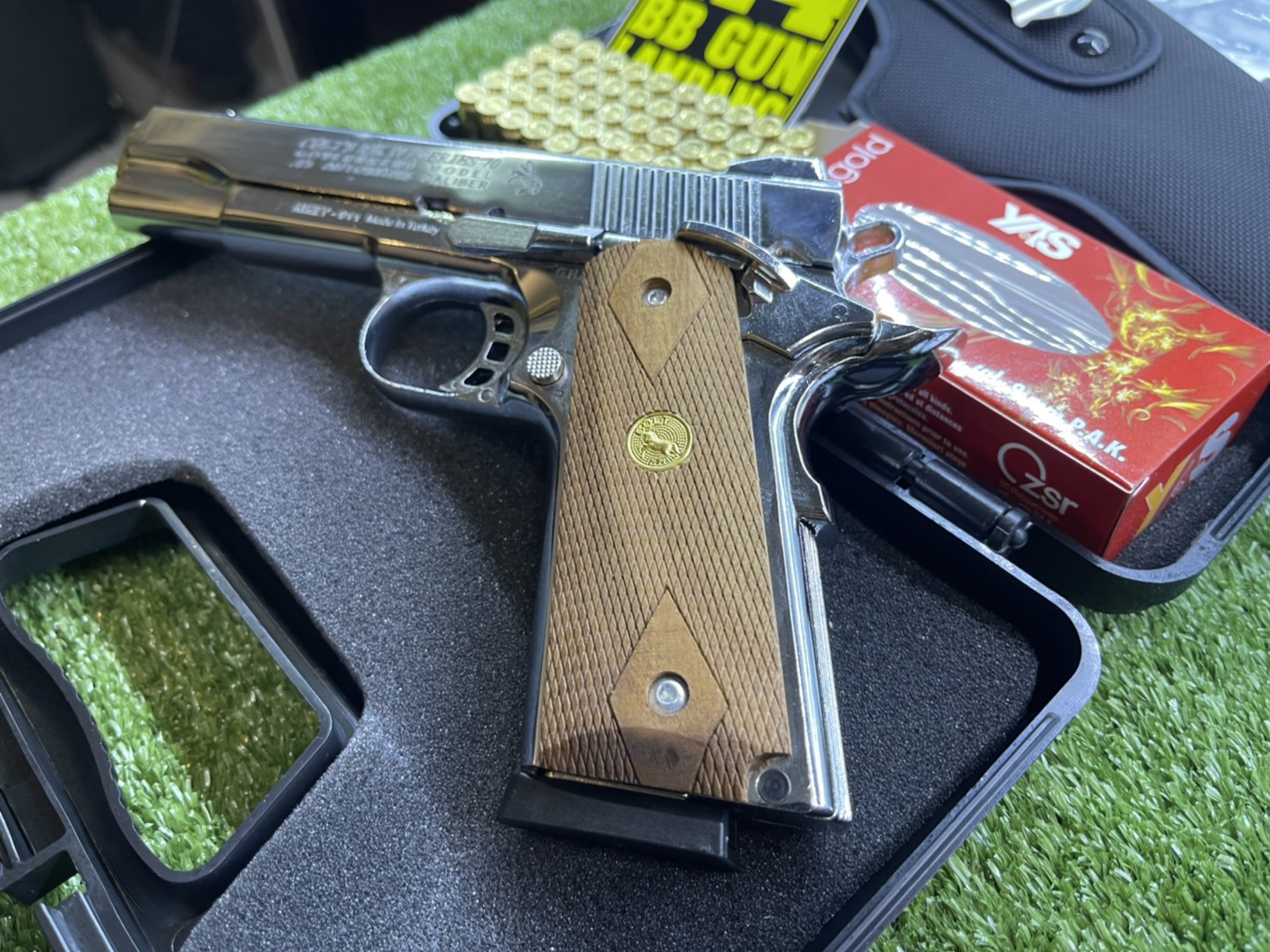 KUZEY M1911 ลาย Series 70 ลำกล้อง 5"เงินเงา