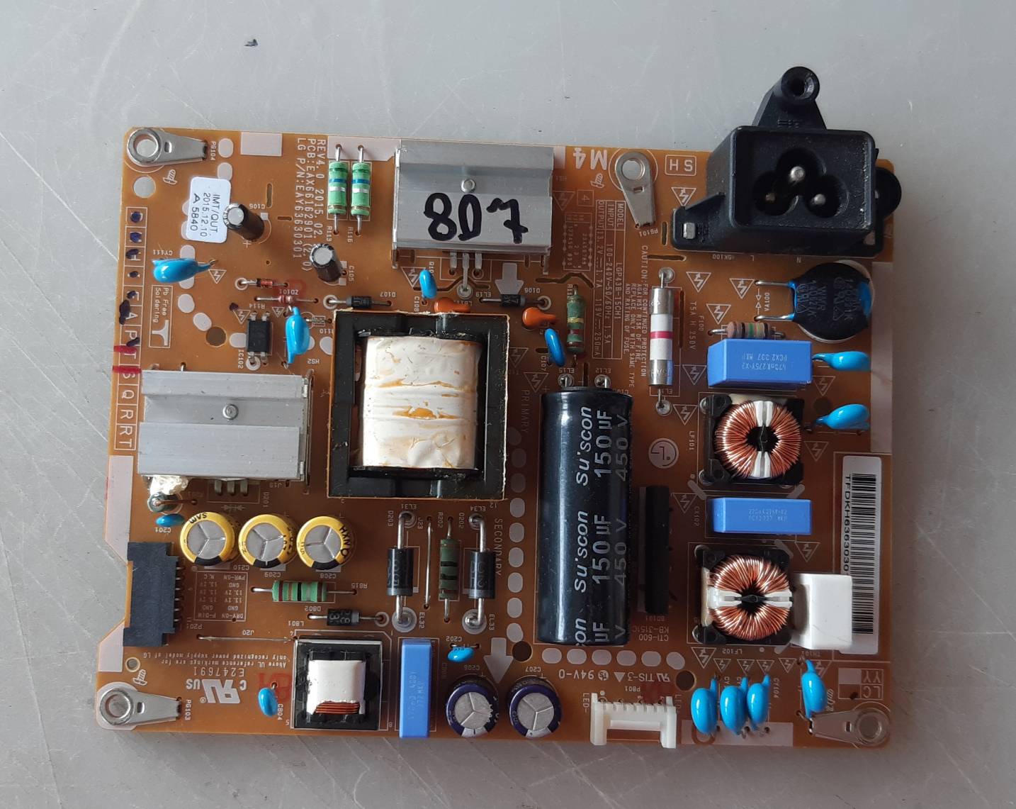 อันที่ 807 LG 43LX310C ซัฟฟลาย EAX66162901 EAY63630301 ดีเทสแล้ว