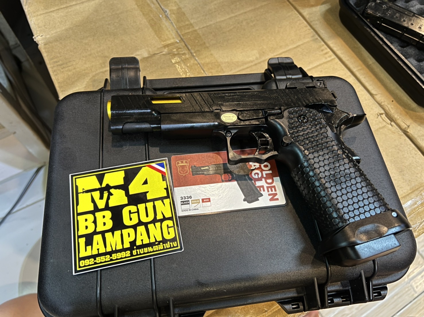 Golden Eagle GE3336 - Hi-Capa 5.1 AQUA ท่อทอง