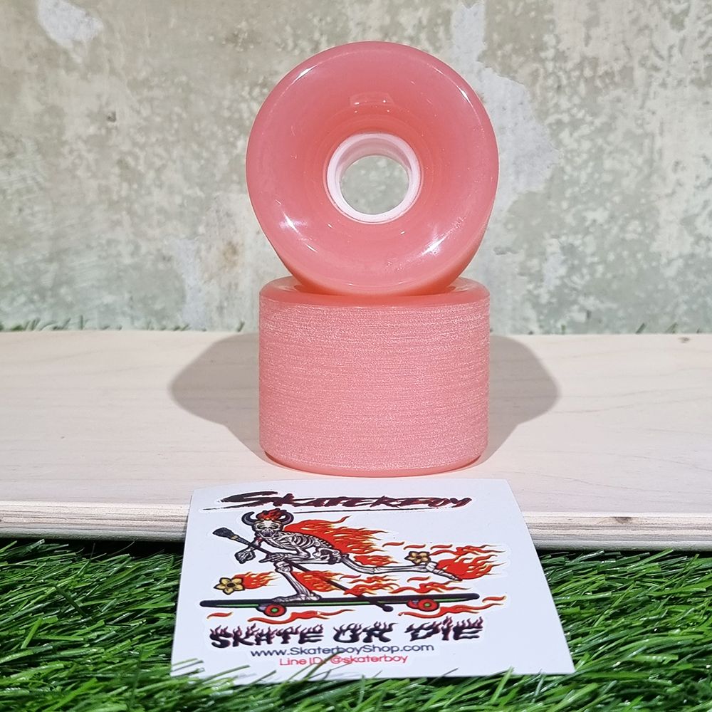 [0317] ล้อสเก็ตบอร์ด surf skate 70x45mm 80A เปิดหน้า สีพาสเทลขุ่น