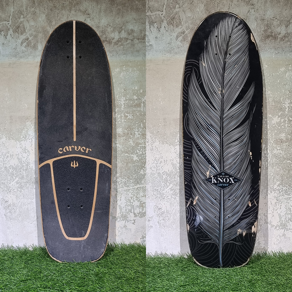 [0301][US][second hand]skateboard deck carver powell peralta line custom surf skate, street, cruiser skateboard