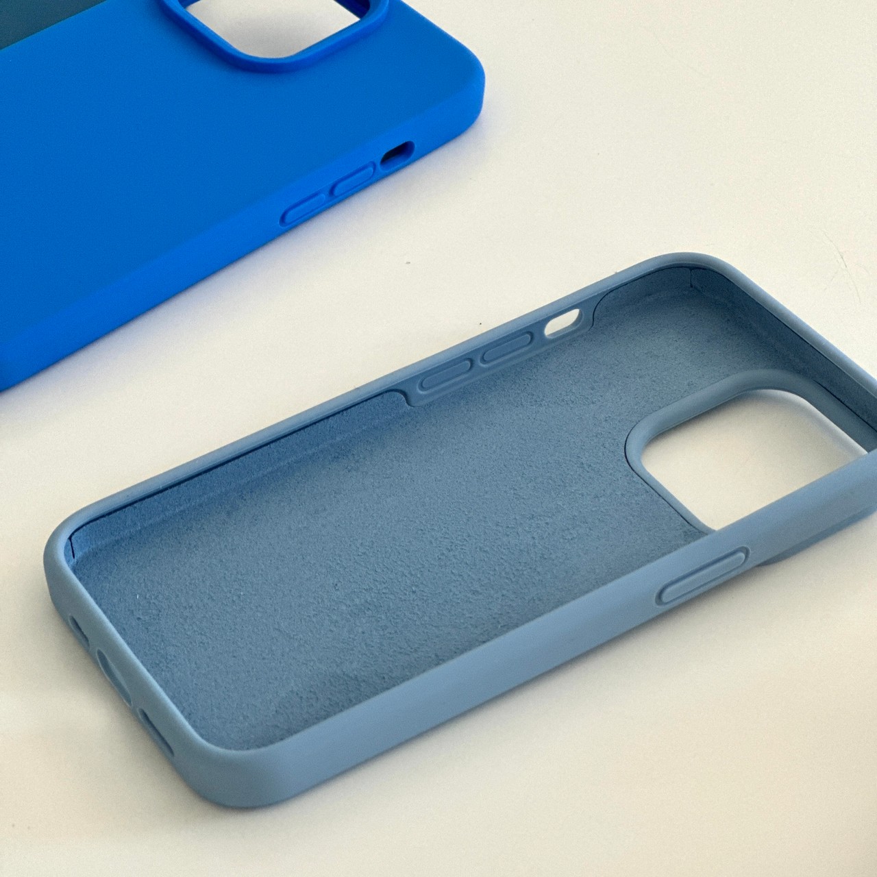 Silicone premium Case v.2 (stone blue colors)