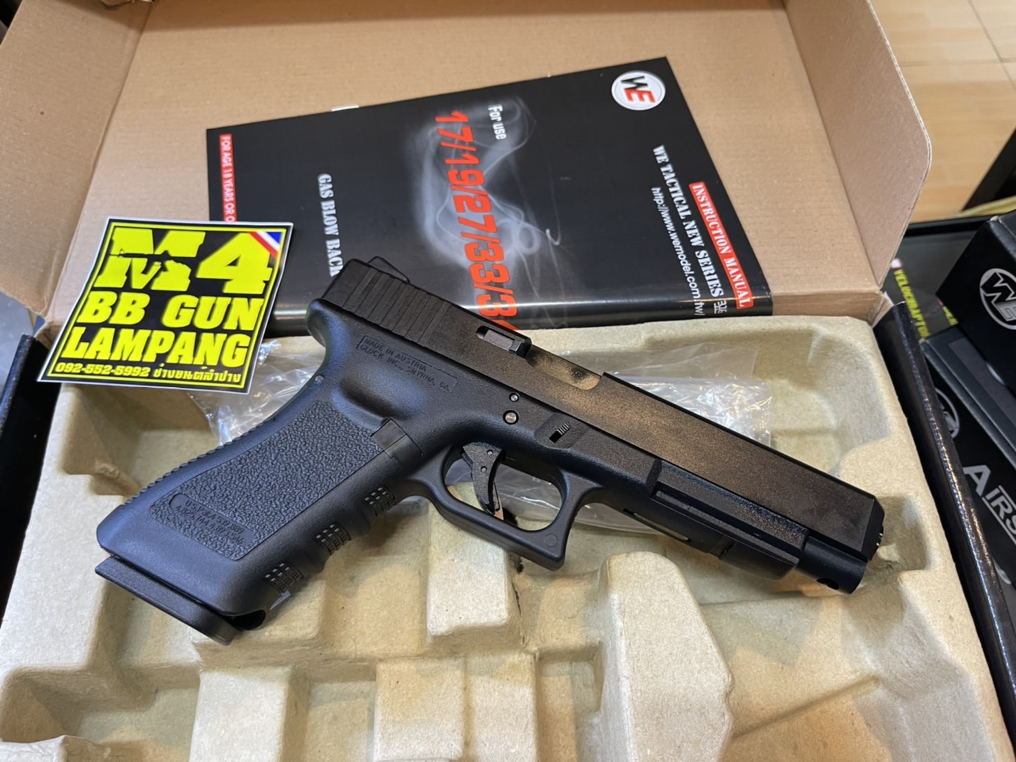 WE - Glock 34 Gen 3 สีดำ