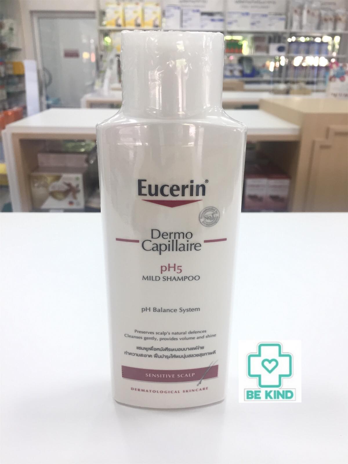 EUCERIN DERMO CAPILLAIRE PH5 MILD SHAMPOO 250ML แชมพูสระผมสูตรอ่อนโยน