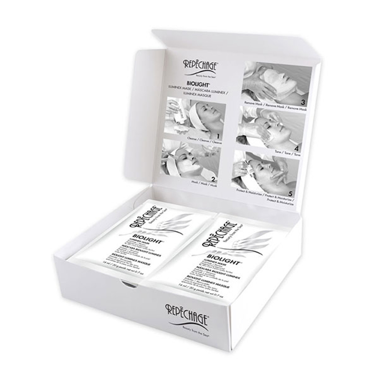 Repechage Biolight Luminex Mask - 12 Masks ทำได้ 12 ครั้ง, best by 26 Jul 2027 0 กก.