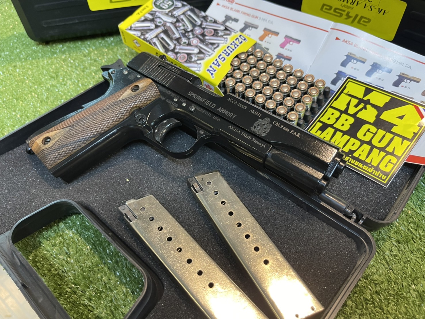 AKSA COLT 1911 ลาย Spring Field สีดำ