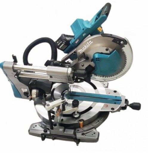 แท่นตัดสไลด์องศา MAKITA 40 โวลต์ รุ่น LS004GZ ไม่รวมแบตเตอรี่-แท่นชาร์จ