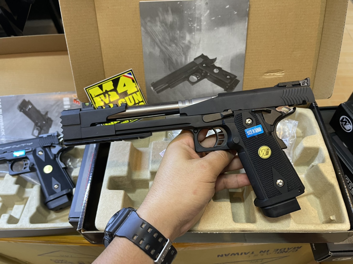 WE Hi Capa 7.1 Dragon Black 7"