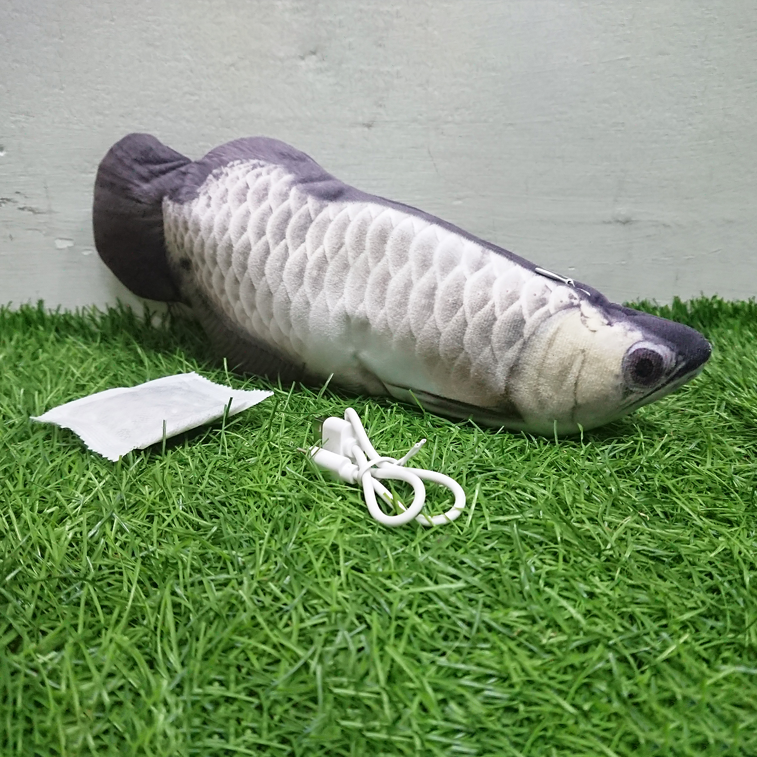 [1100] ของเล่นแมว ปลาสด ดิ้นได้ เลือกได้ 16 สายพันธุ์ ชาร์จ USB ฟรี ซอง Catnip ตำแยแมว