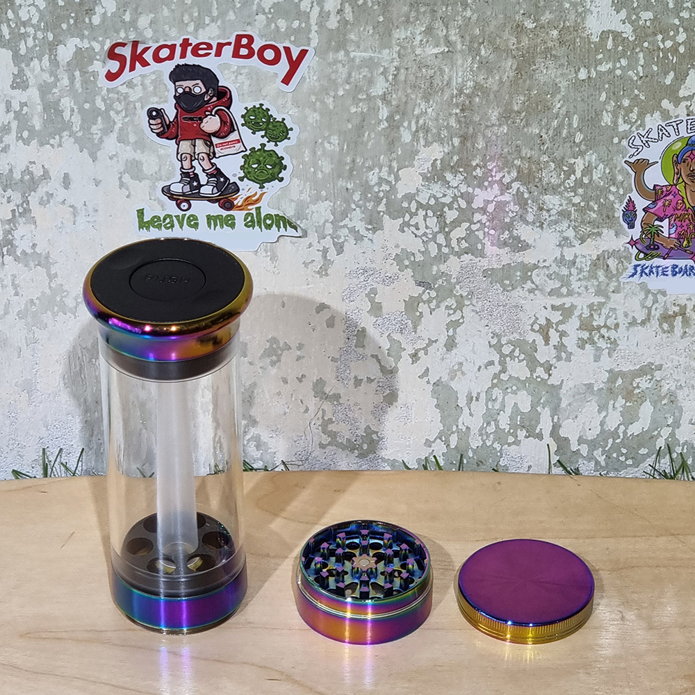 [1002] Grinder ขนาด 52x160mm พร้อมใส่ กระดาษพัน งานCNC ที่บดสมุนไพร เครื่องบดสมุนไพร