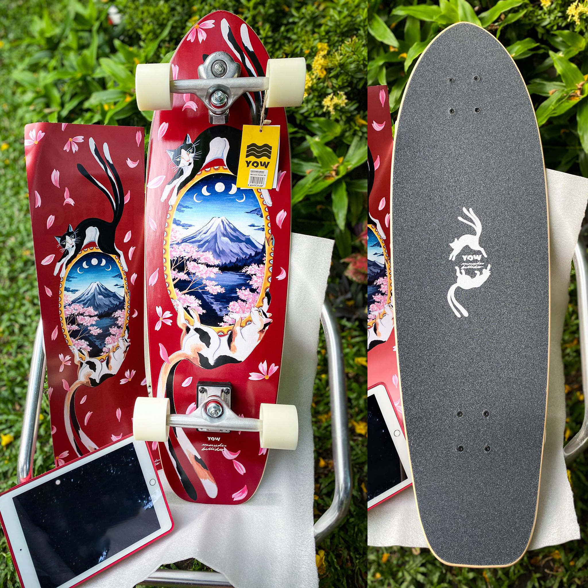 0202 sp Surfskate Yow ลาย surf ทรัค Meraki เล่นง่าย ลายสวย