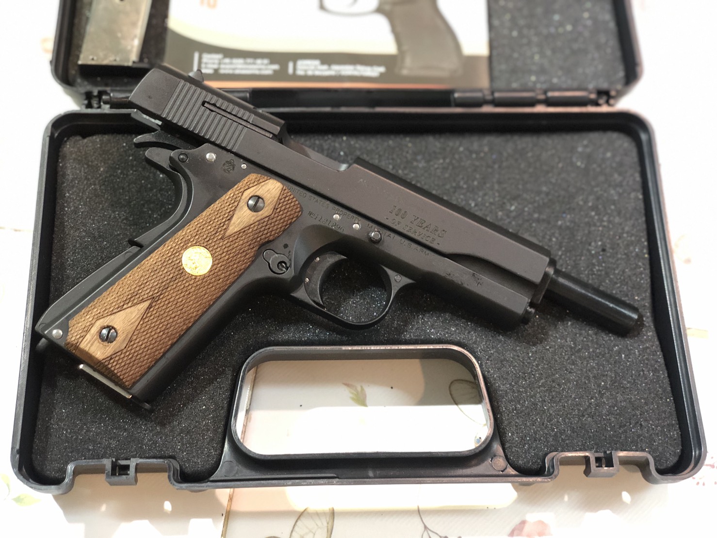 AKSA COLT 1911 ลาย 100 ปี สีดำ