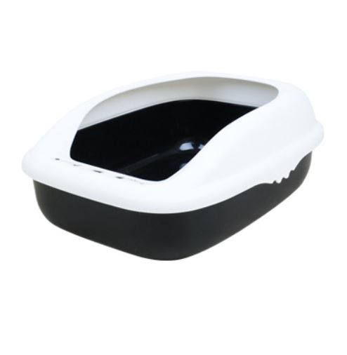 [1100] ห้องน้ำแมว พร้อมที่ตักอุจจาระ มีขอบกันกระเด็น ถอดทำความสะอาดได้