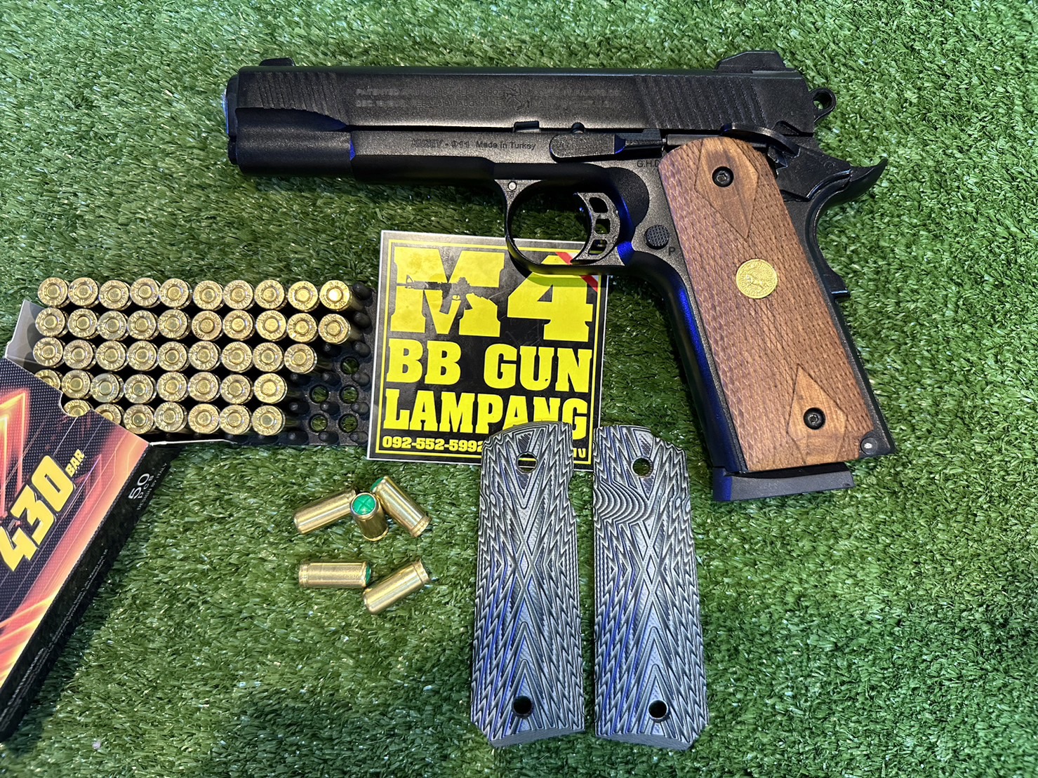KUZEY M1911 ลาย 100 YEARS ลำกล้อง 5" ดำ