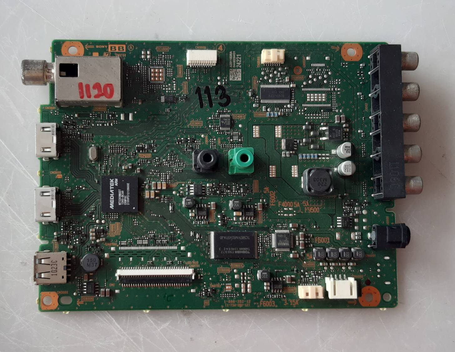 อันที่ 113 SONY 32R402A ซีสเตร็ม 1-888-352-12 A2011836A 30PIN พับ ดีเทสแล้ว