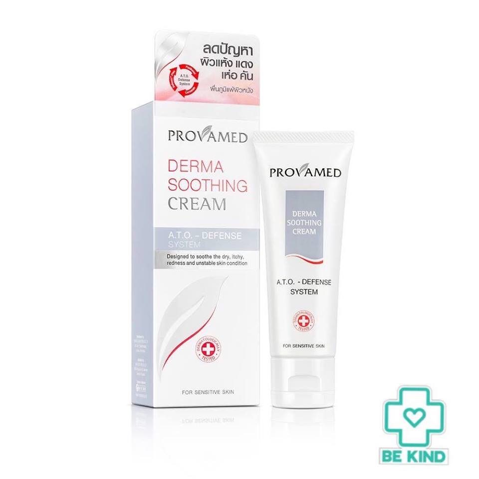 PROVAMED Derma soothing cream 30G. โปรวาเมด เดอร์มา ซูททิ่ง ครีม 30 ก.