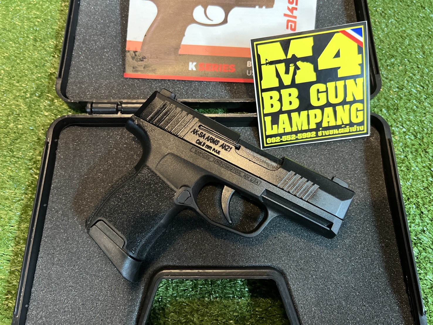 Aksa SIG SAUER P365 9mm. P.A.K. 2 แม็กกาซีน สีดำ
