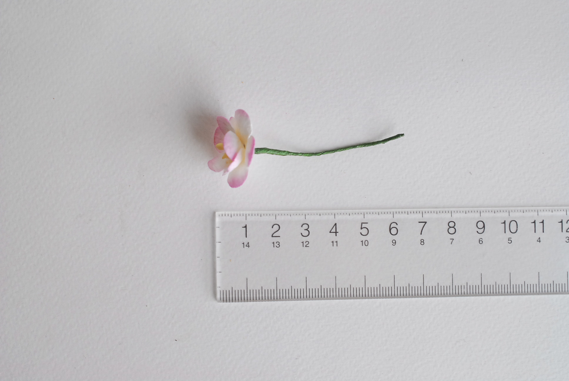 ดอกไม้กระดาษสา ดอกซากุระกระดาษ ดอกไม้กระดาษสาราคาส่ง ดอกไม้กระดาษสำหรับตกแต่งของชำร่วย งานแต่งงาน ทำช่อดอกไม้ติดอกเจ้าบ่าว ข้อมือดอกไม้เจ้าสาว ขนาด2.5 cm. 50 ดอก สีชมพูปัด Paper flowers supplies: DIY wedding tools Cherry blossom (Sakura) 50 pcs. size 2.5