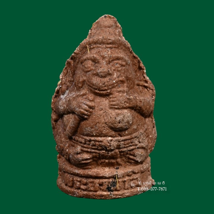 พระยาพาลี ผู้ชนะ เนื้อ : ดินปัถวีธาตุสุมไฟแกลบ (สีแดง)