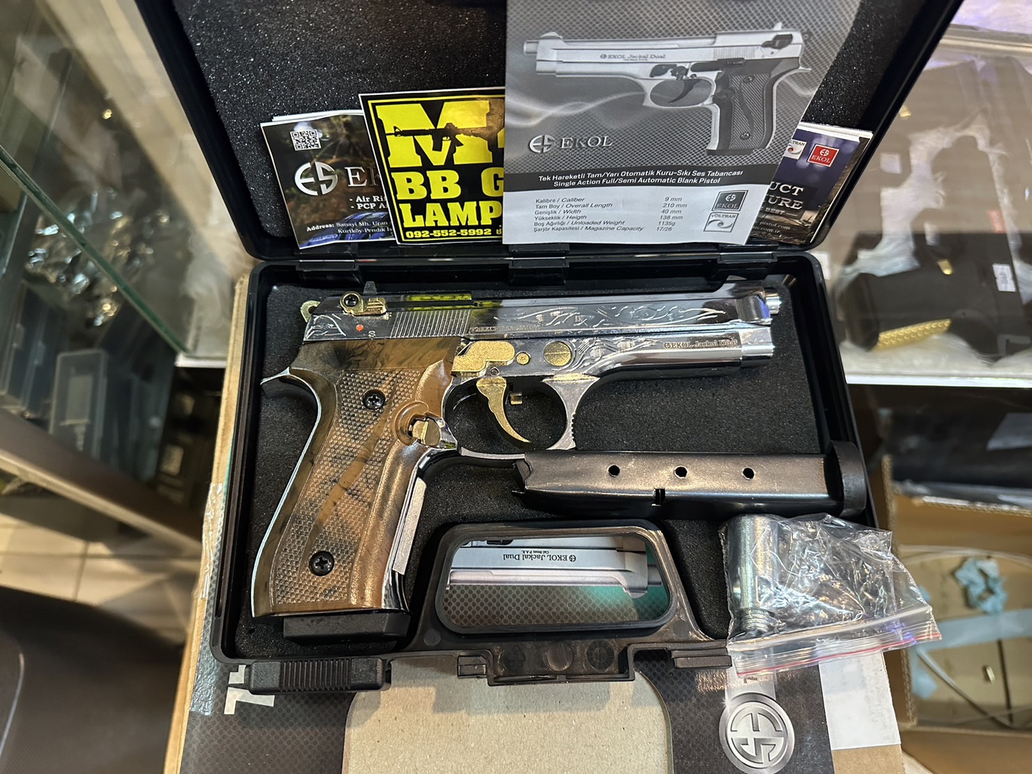 EKOL Jackal Dual เงินเงา ไกรทอง ลายไทย