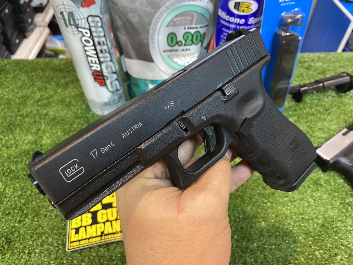 WE G17 Glock 17 Gen4 - สีดำ