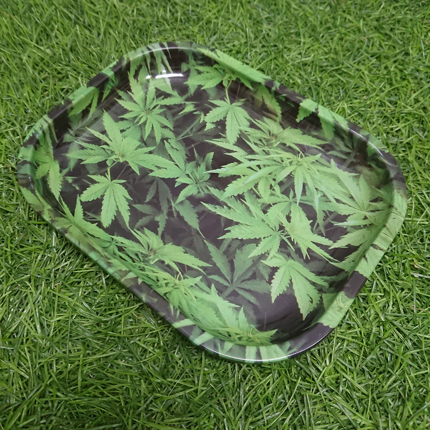 [1003] ถาดอเนกประสงค์ รองแก้ว ใส่ขนม ใส่ของ ขนาดเล็ก 14x18 cm สูง 1.5cm