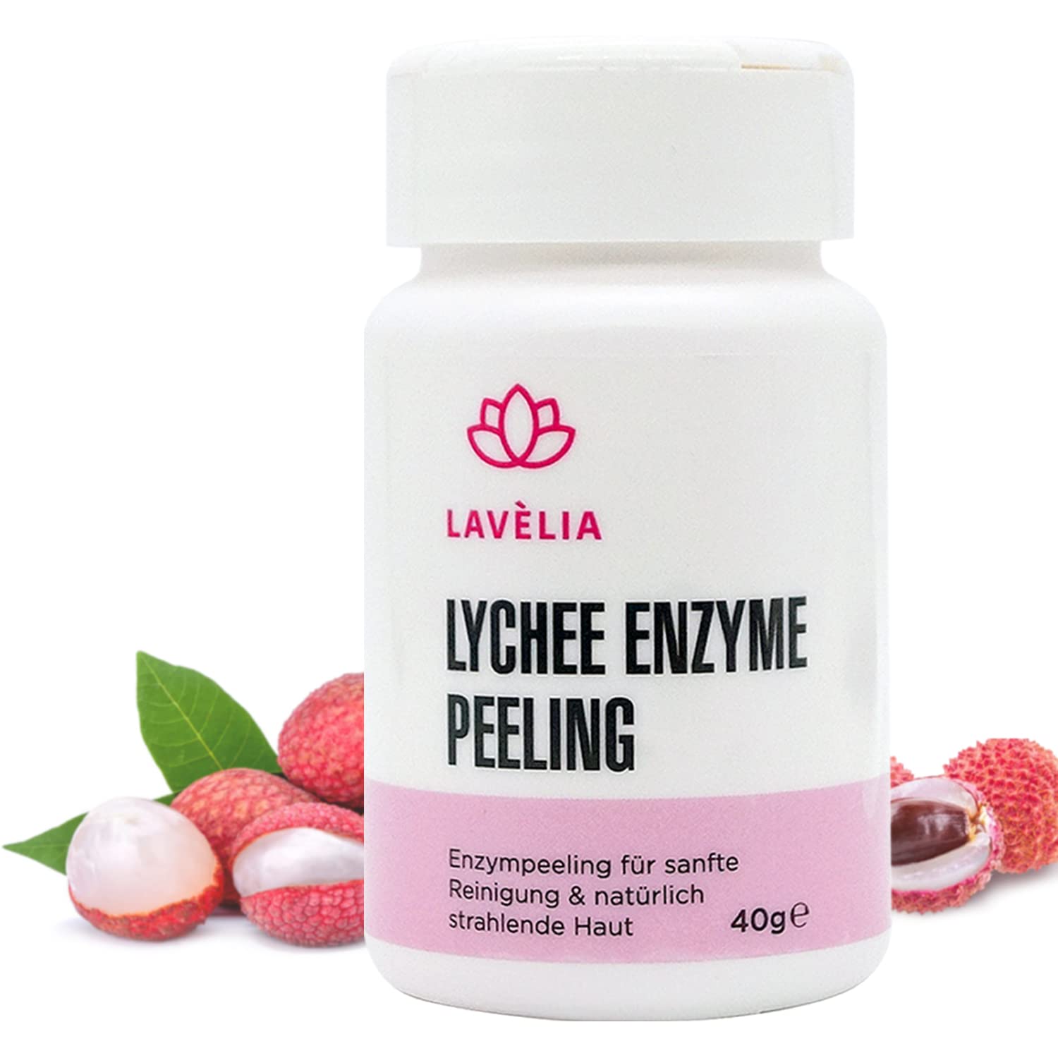 Lavelia Beaty Lychee Enzyme Peeling 40g (แบรนด์จากเยอรมัน) 0 กก.