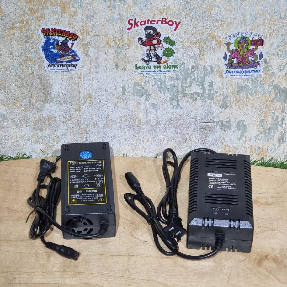 [0701] Adapter ชาร์จไฟ แบตเตอรี่ 24V 36V สกู๊ตเตอร์ไฟฟ้า หัวสามรูใหญ่