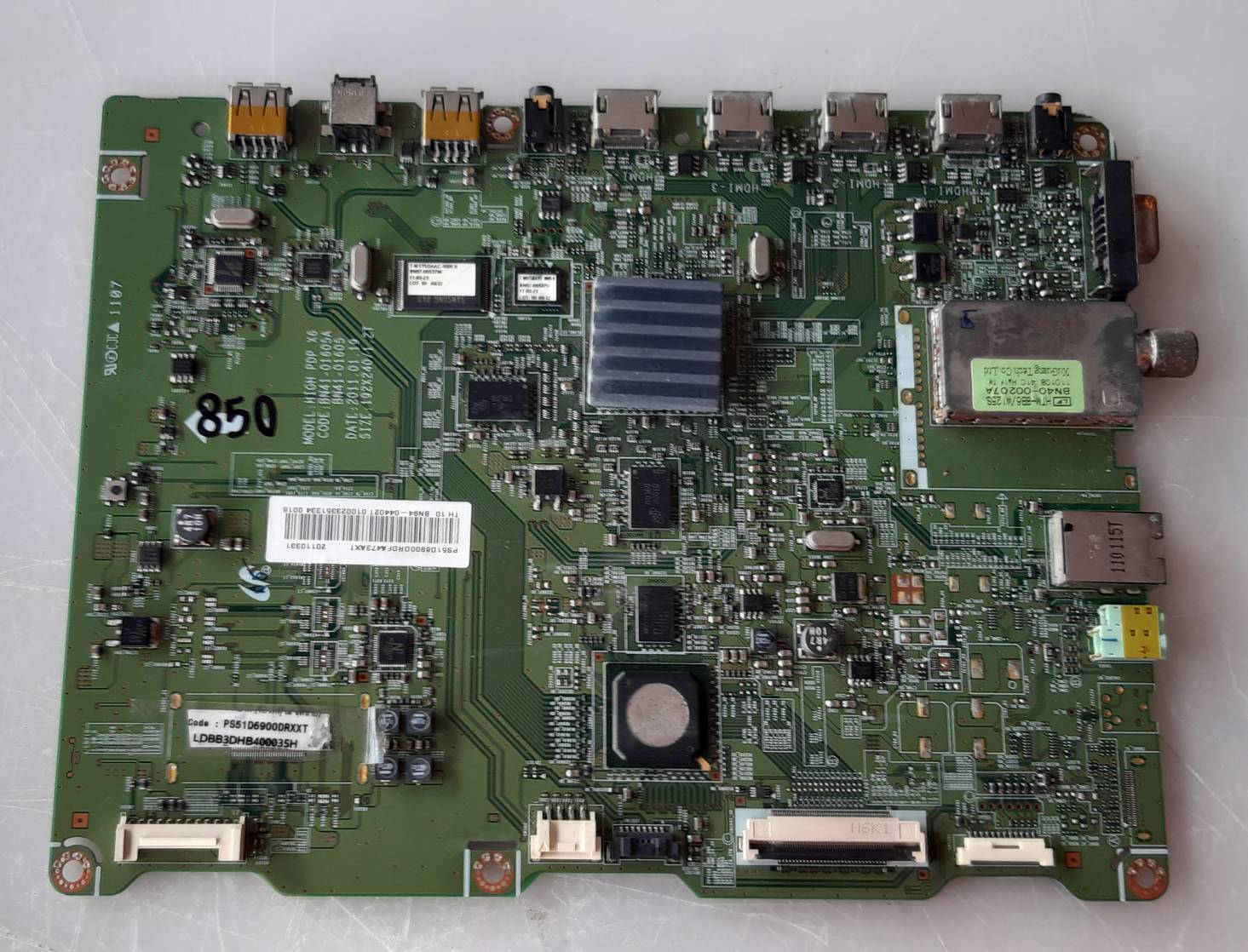 อันที่ 850 Samsung PS51D6900DR ซีสเตร็ม BN41-01605A ดีเทสแล้ว