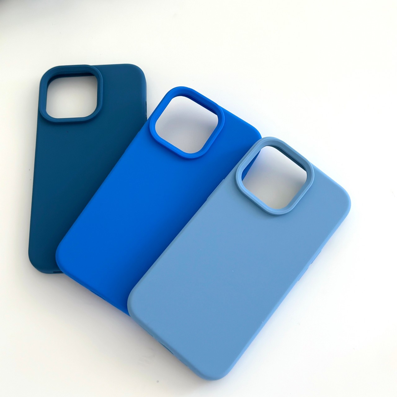 Silicone premium Case v.2 (stone blue colors)