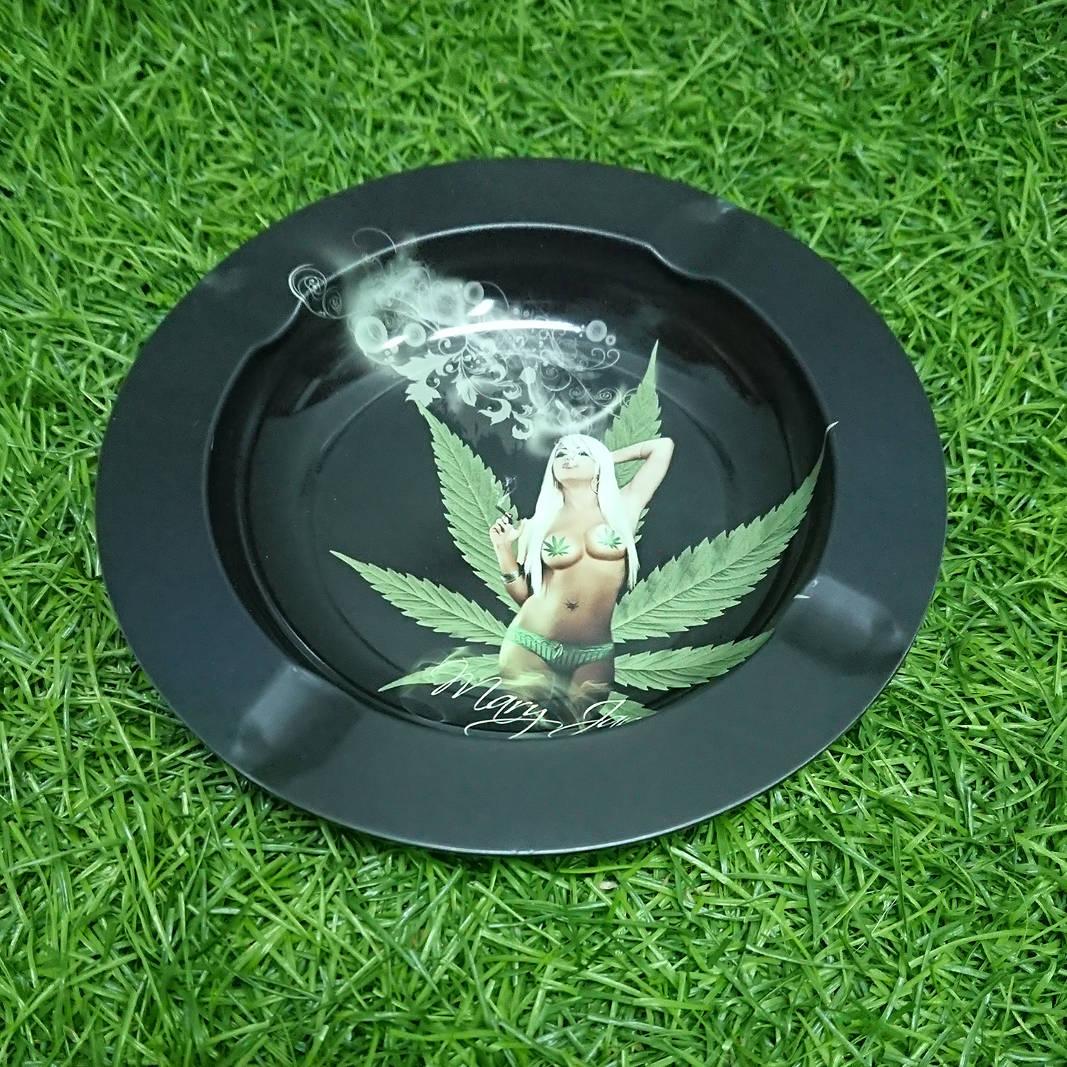 [1003] ถาดอเนกประสงค์ รองแก้ว ใส่ขนม ใส่ของ ขนาดเล็ก 14 cm สูง 2cm