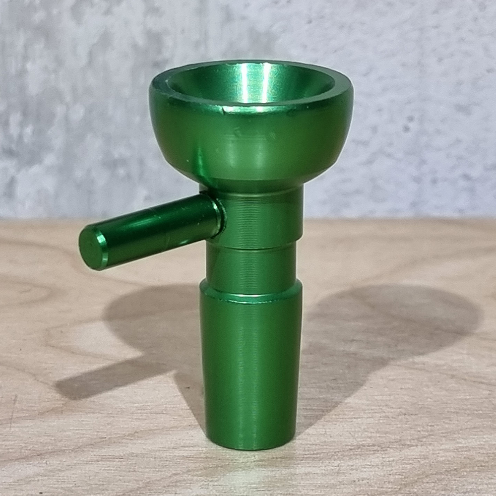 [1005] บัวผัน อลูมิเนียม ชุบสี พร้อม screen ข้อต่อขนาด 14mm มีขาจับกันร้อน โจ๋โลหะ โจ๋เมทัล ไม่มีแตก