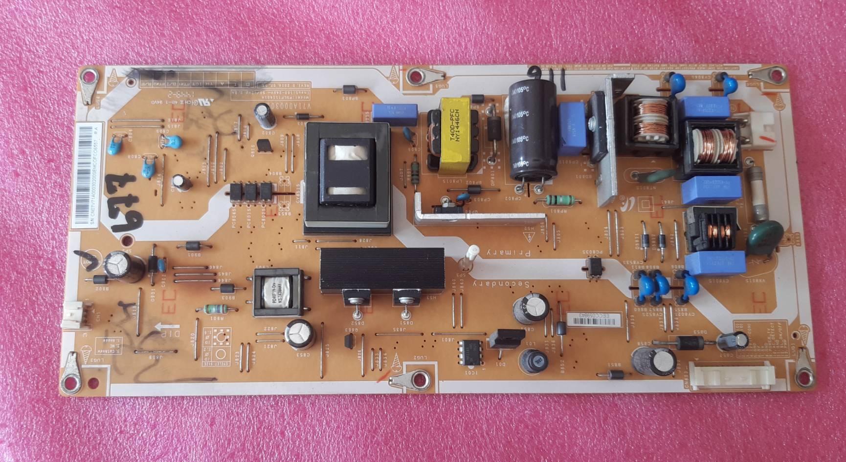 อันที่ 677 TOSHIBA 40L5450VT ซัฟฟลาย V71A00030200 ดีเทสแล้ว