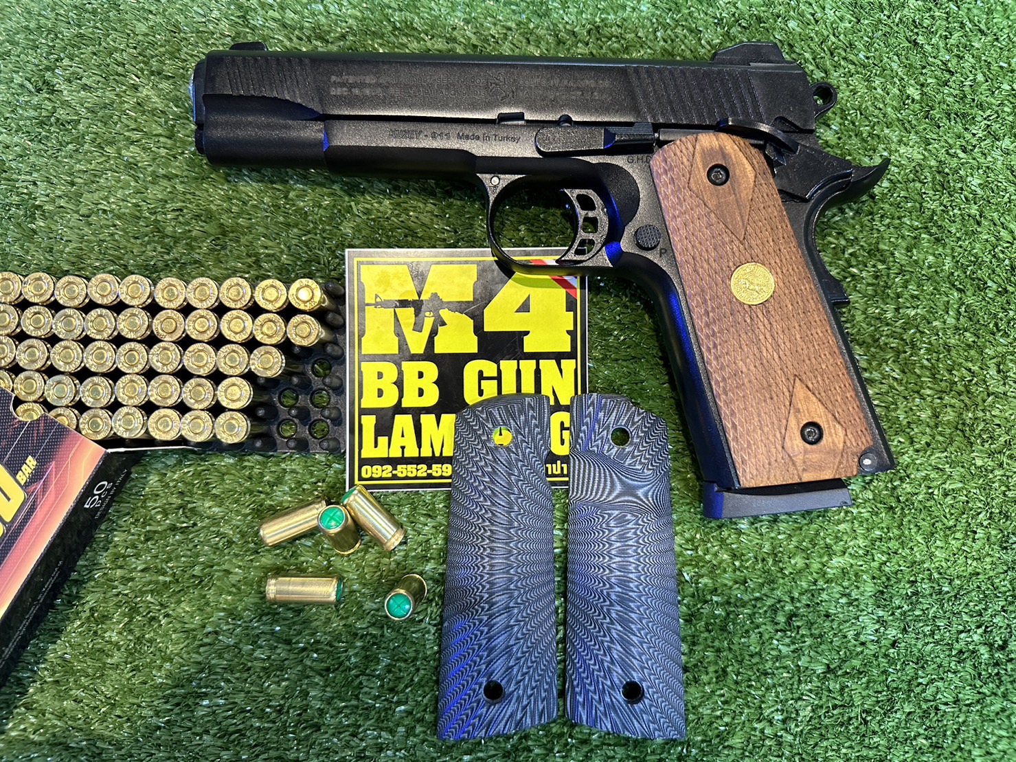 KUZEY M1911 ลาย 100 YEARS ลำกล้อง 5" ดำ