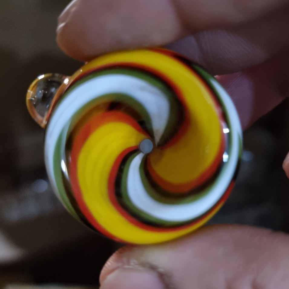 [1005] บัวผัน โจ๋แก้ว ลงสี ขนาด 14mm 18mm limited color