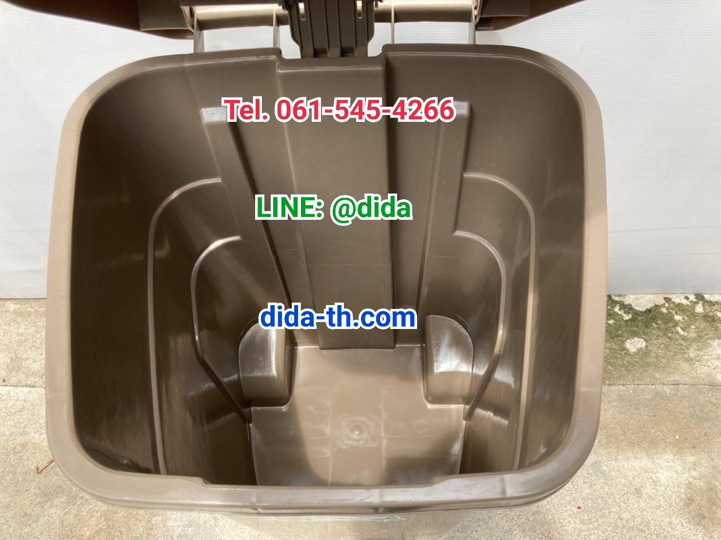 ถังขยะเท้าเหยียบ ทรงเหลี่ยม 85 ลิตร