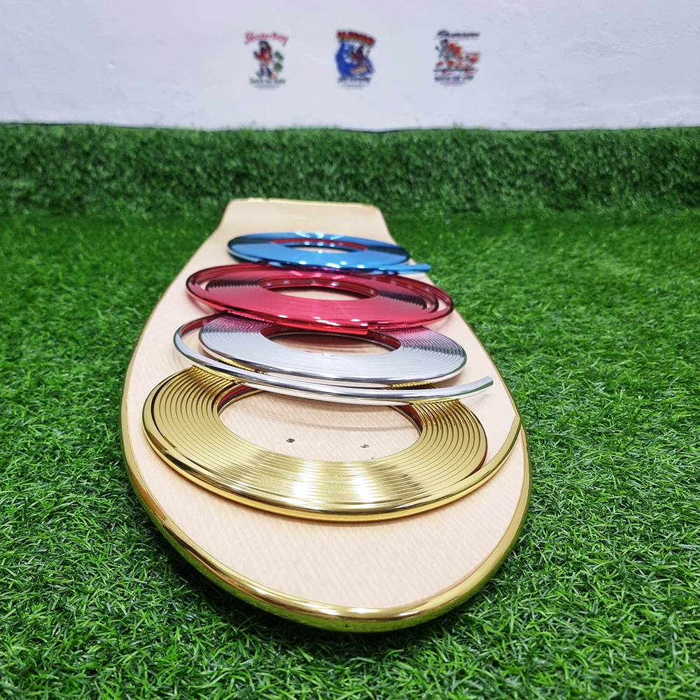 [0302][ลด50%] ขอบยางกันกระแทก สเก็ตบอร์ด สีโครเมียม สีโลหะ ทุก2เมตร Free เทปใสกันน้ำ1ชิ้น Primer2ชิ้น