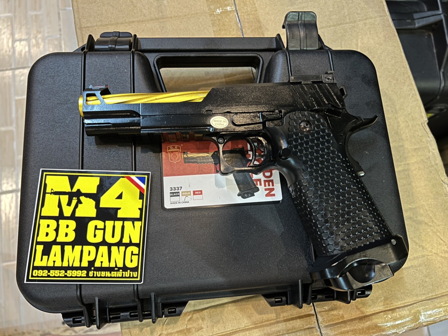 Golden Eagle GE3337 - Hi-Capa 5.1 MEGA ท่อทอง