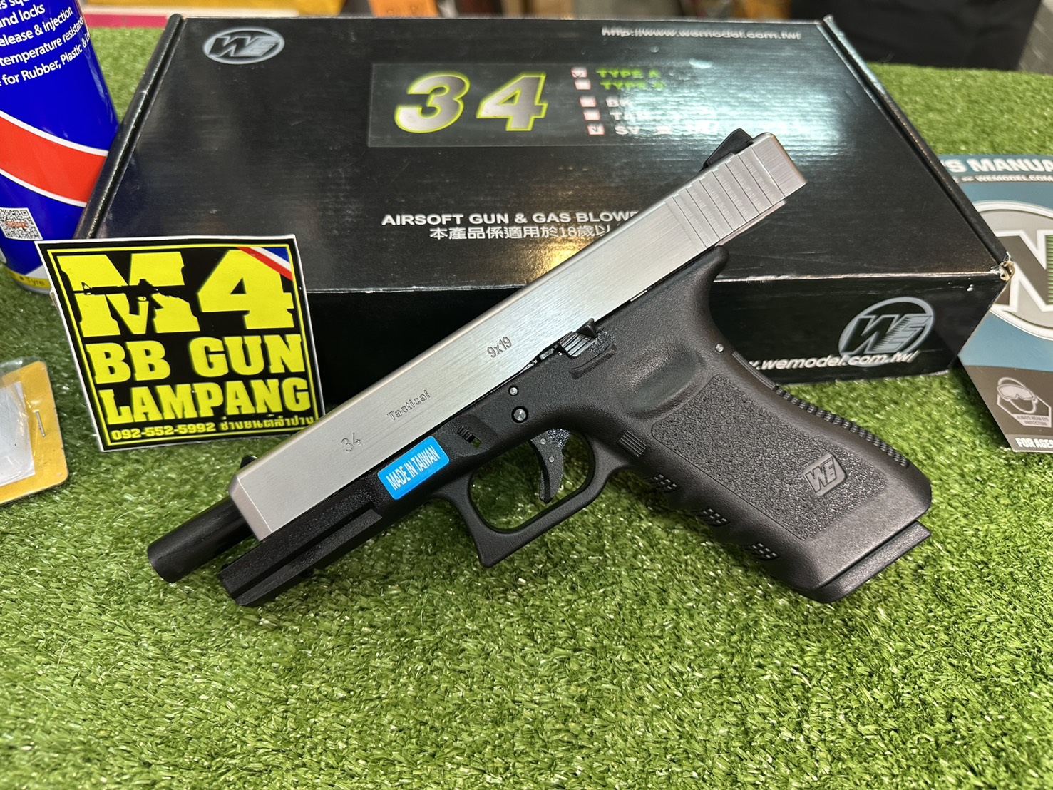 WE Glock 34 Gen 3 สีเงิน