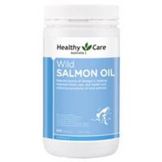 Healthy Care Wild Salmon Oil 1000mg 500 Capsules เฮลตี้แคร์ วาย แซลม่อน ออย 1000 มิลลิกรัม ขนาด 500 แคปซูล