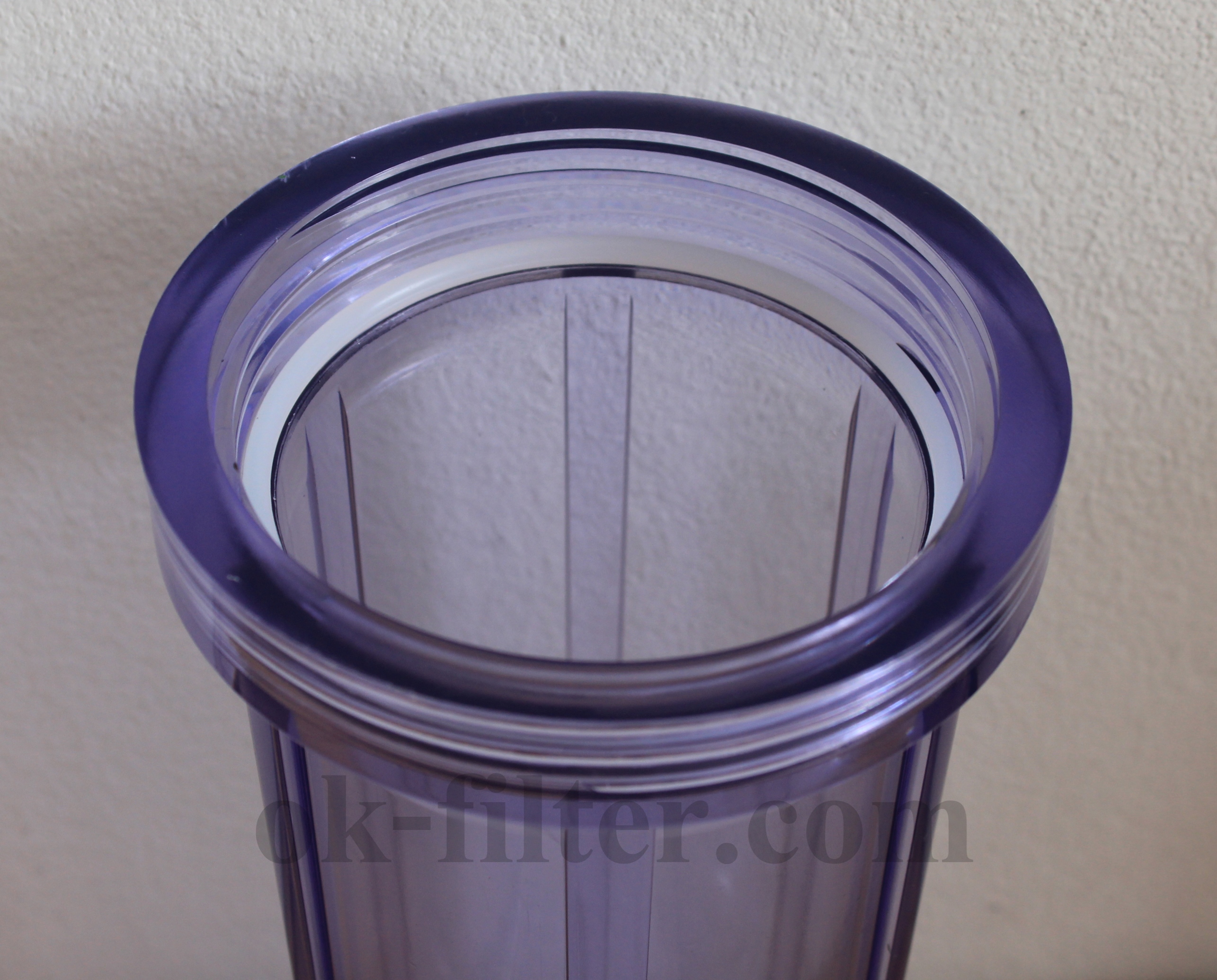 กระบอกกรองน้ำ Housing ทรงใหญ่ ใส 10 นิ้ว รูเกลียวทองเหลือง 6 หุน (ครบชุดไม่รวมไส้กรอง) Cascade