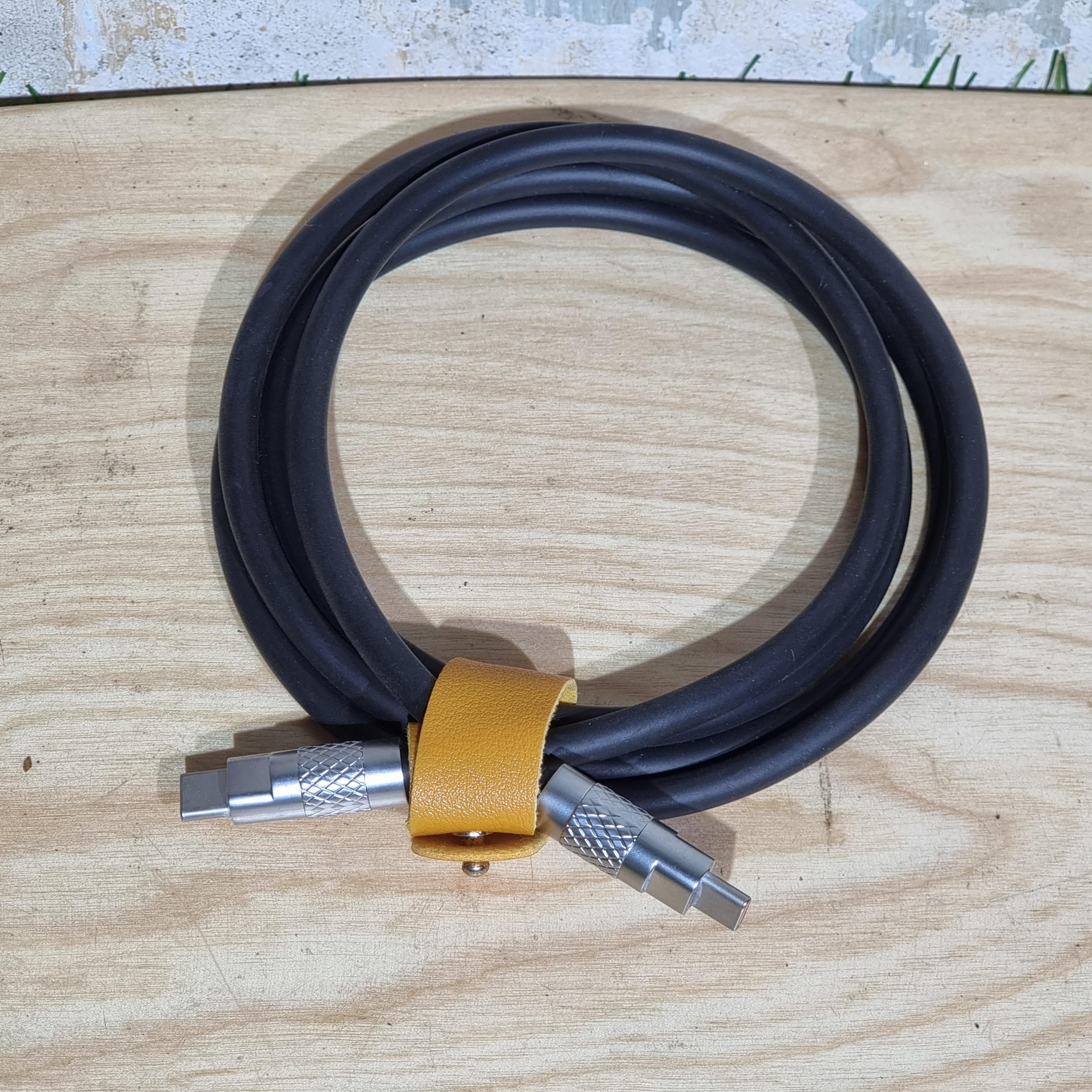 [1300] สาย Silicone รองรับ120W 6A ชาร์จเร็ว type c to type c หนา6มิล ทนทาน ใช้ได้นาน