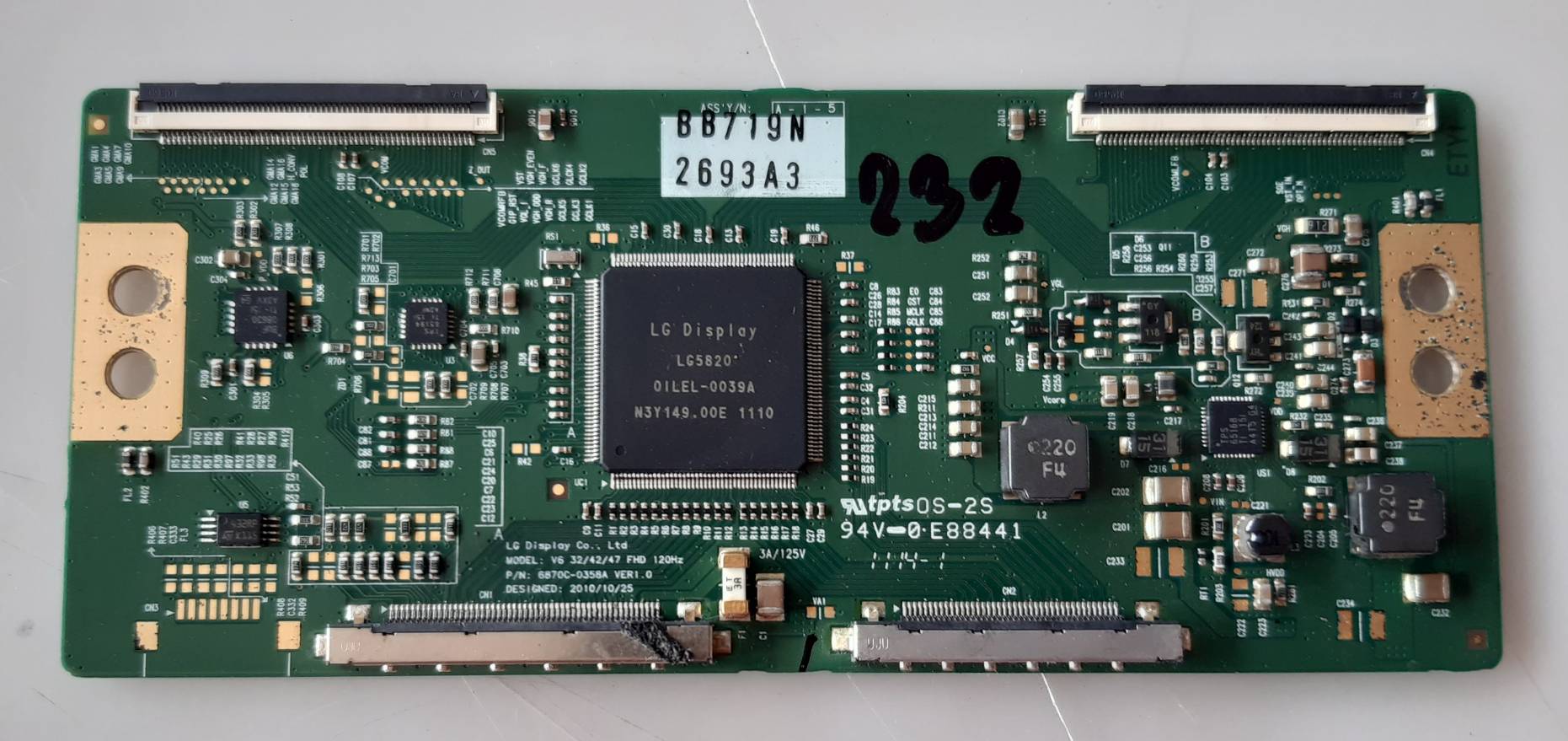 อันที่ 232 LG 42LW5700 ทีคอน 6870C-0358A ดีเทสแล้ว
