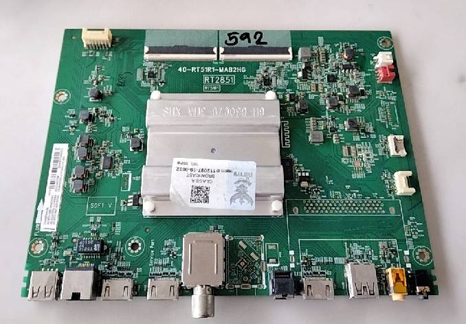 อันที่ 592 TCL 55P8 ซีสเตร็ม 40-RT51R1-MAB2HG ดีเทสแล้ว