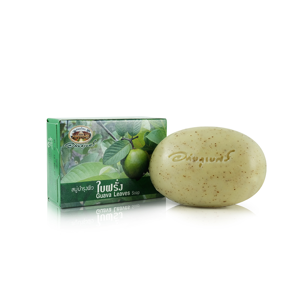 F13 [อภัยภูเบศร] สบู่บำรุงผิว ใบฝรั่ง 100g.