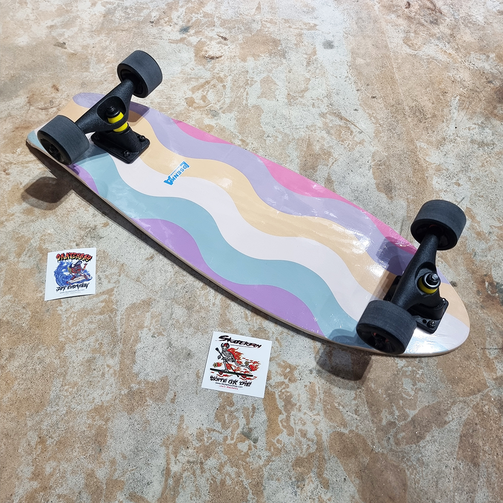 0201 Surf skate บอร์ด32นิ้ว สูงไม่เกิน160-170cm เลี้ยว40องศา พร้อมเล่น