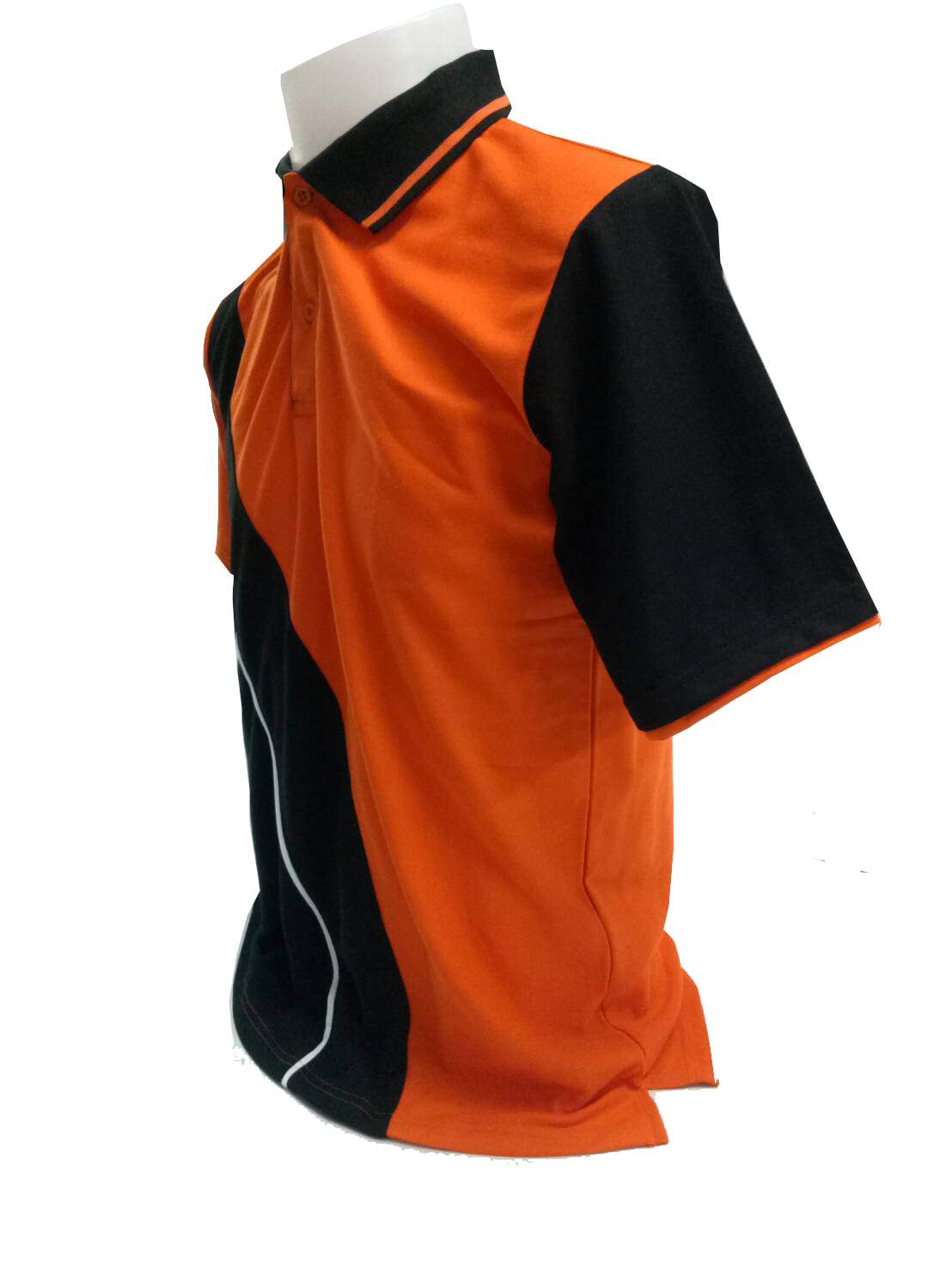 เสื้อโปโลชาย สีส้ม